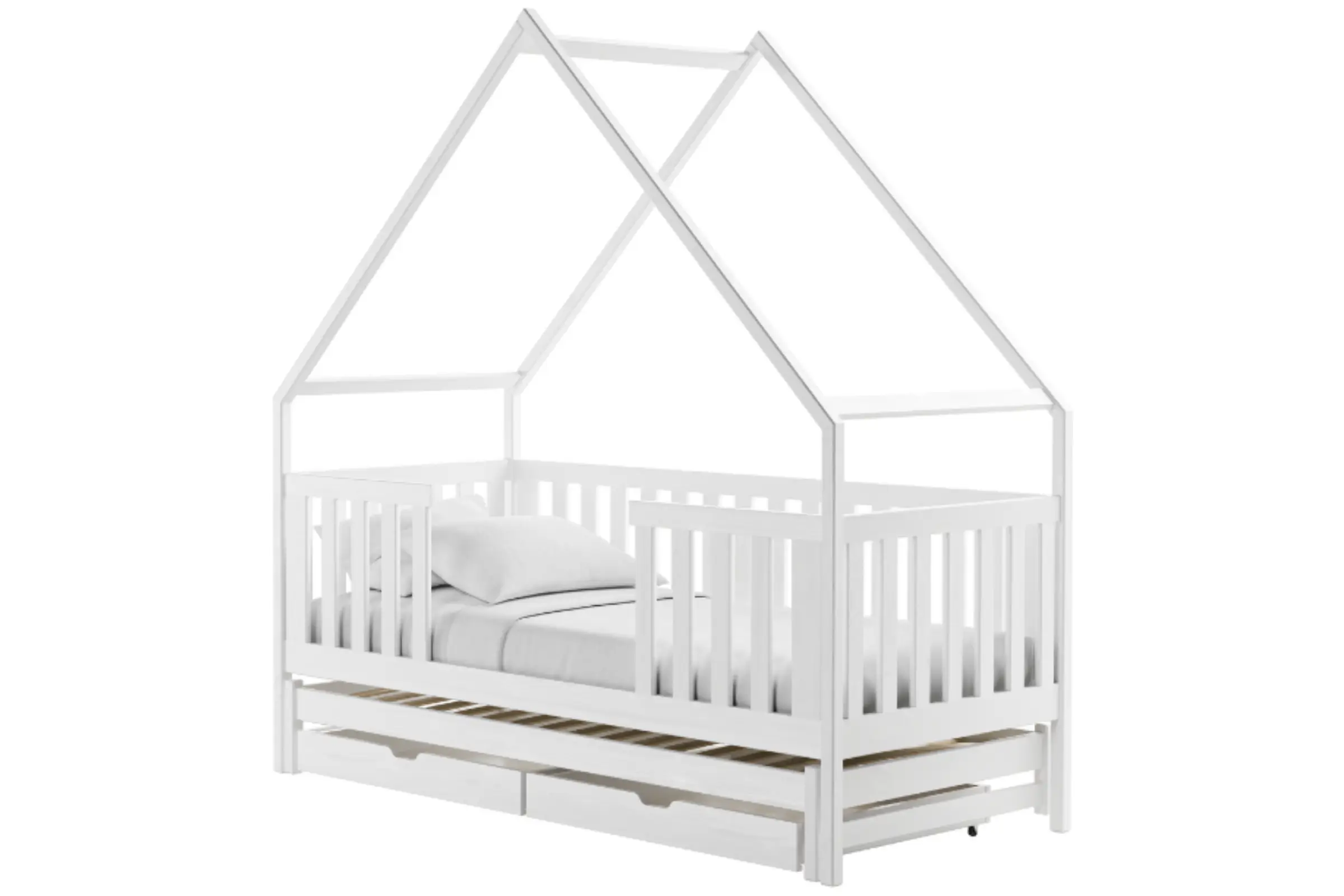 MAGGIE 90x200 Grafiet Stapelbed Huisbed Kinder Meubels