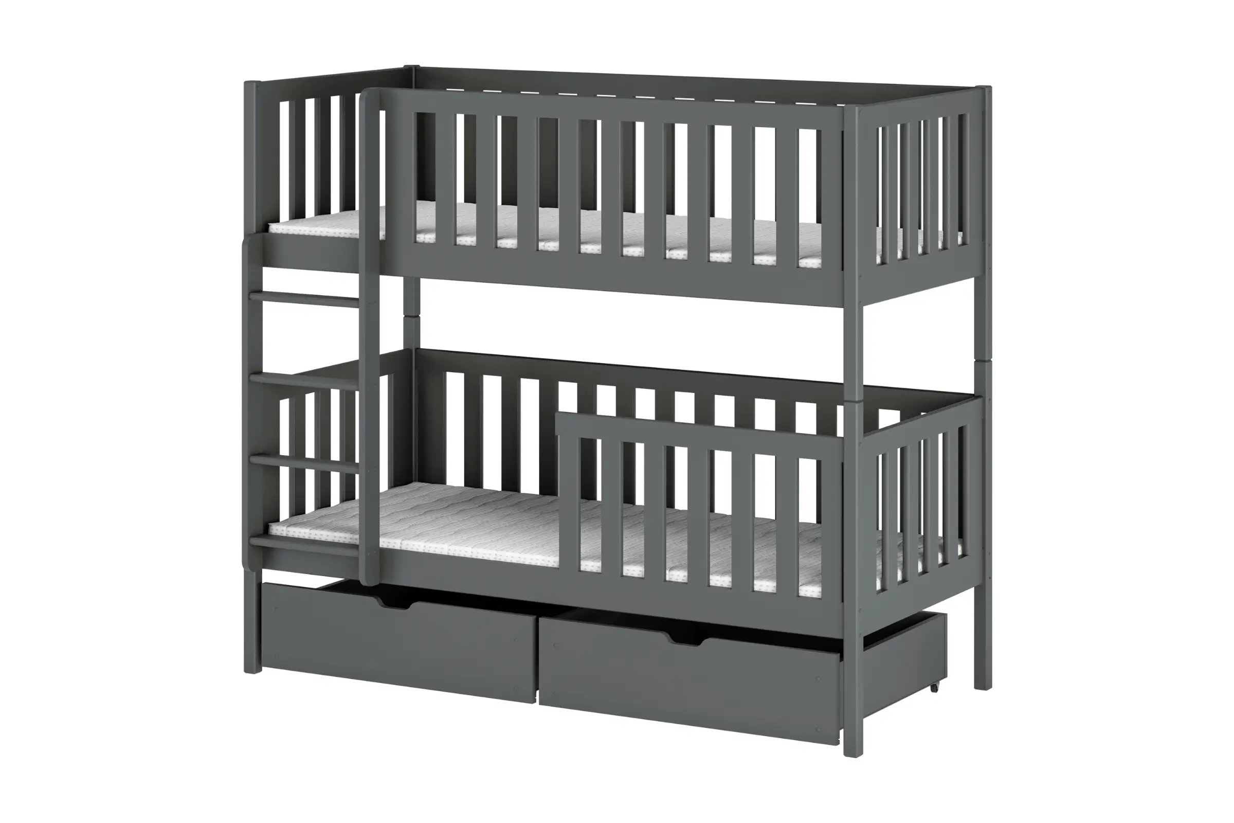 MANUEL 90x200 Grafiet Stapelbed Kinder Meubels