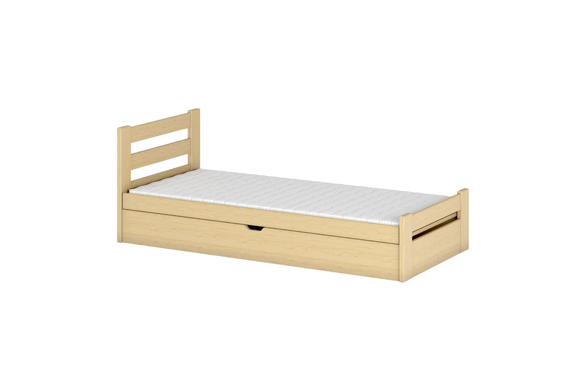 NATALIE 90x200 Natuurlijk Grenenhout Kinderbed Kinder Meubels