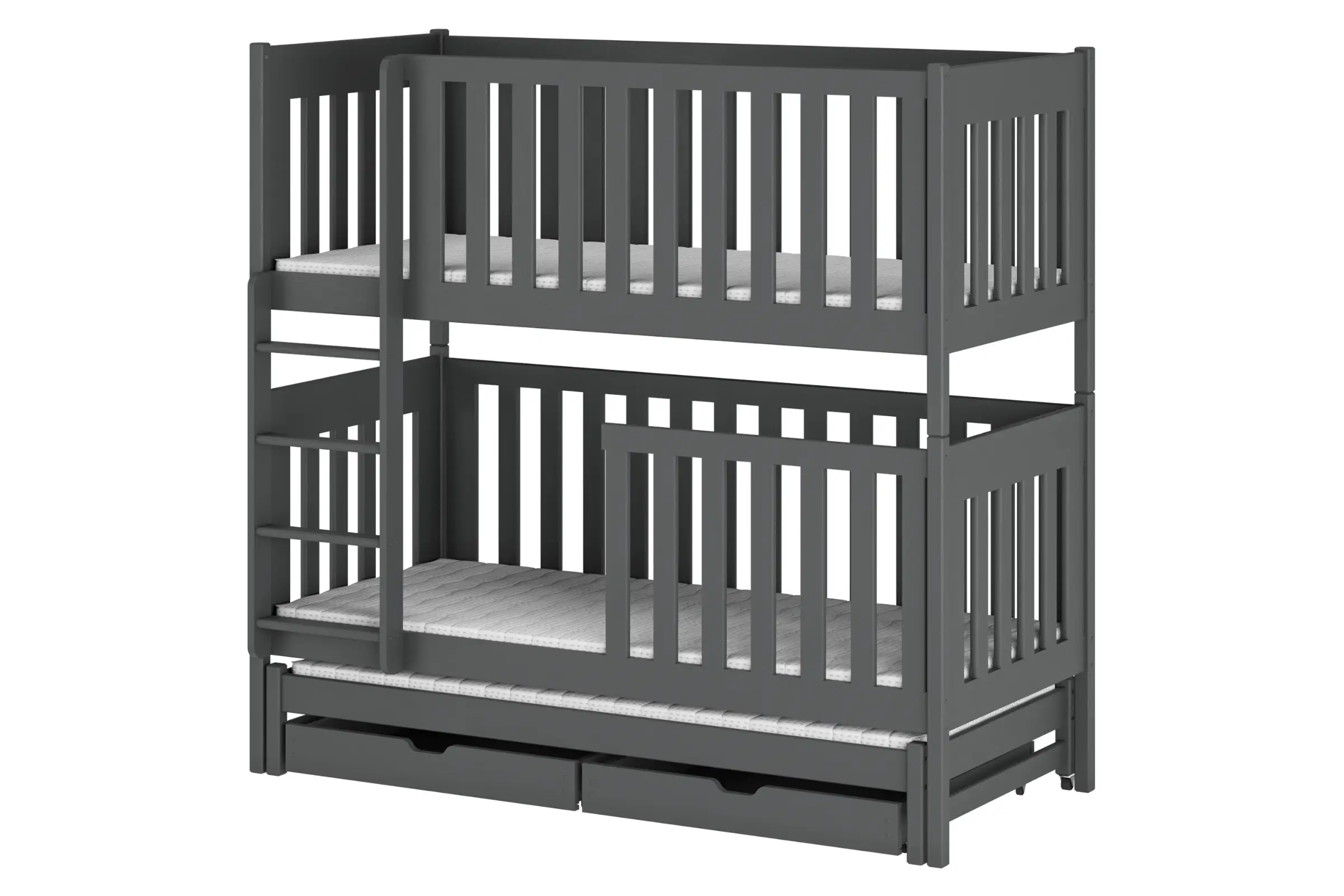 OLIVIA 90x200 Grafiet Stapelbed Kinder Meubels