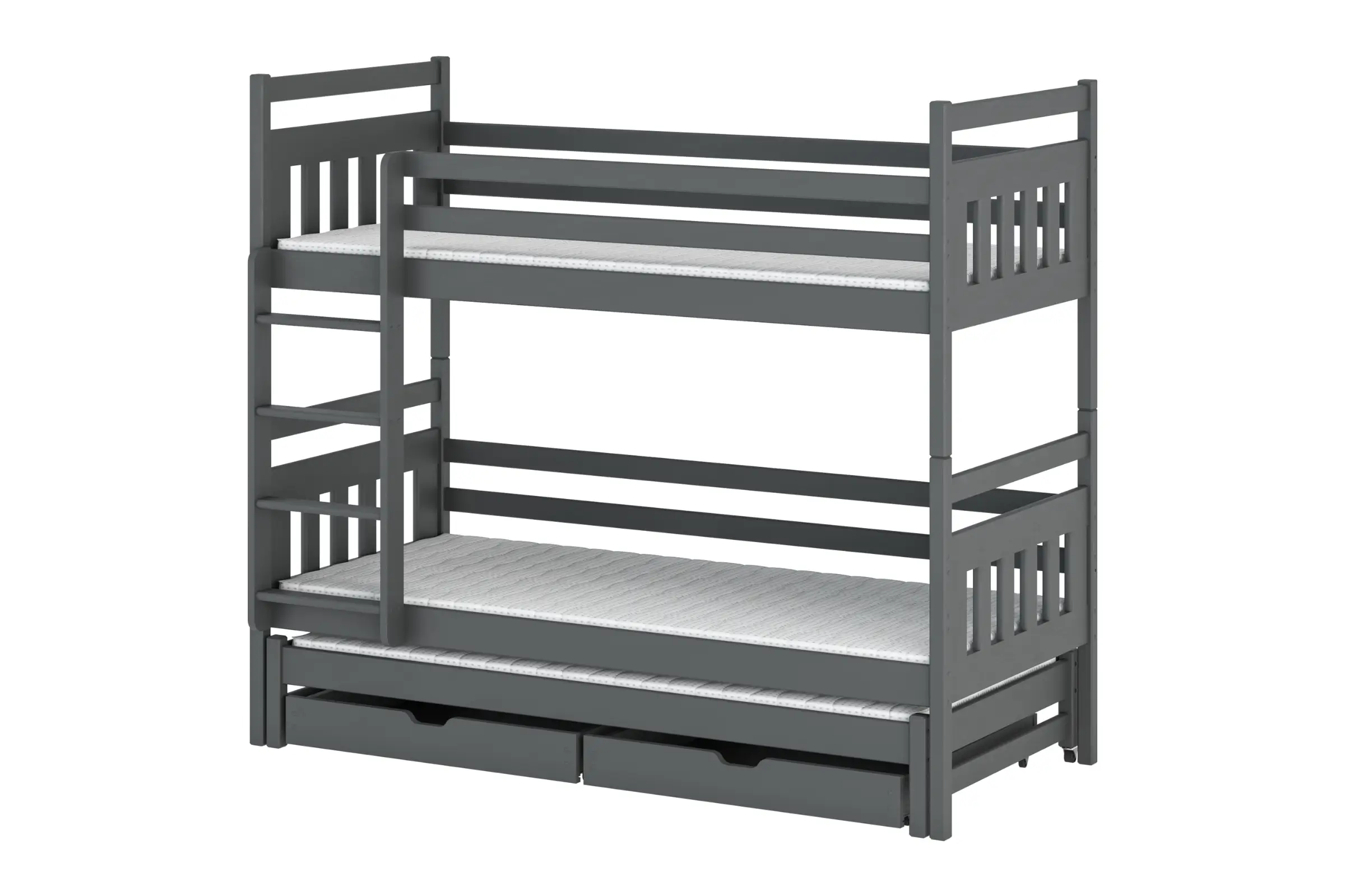 SARAH 90x200 Grafiet Stapelbed Kinder Meubels