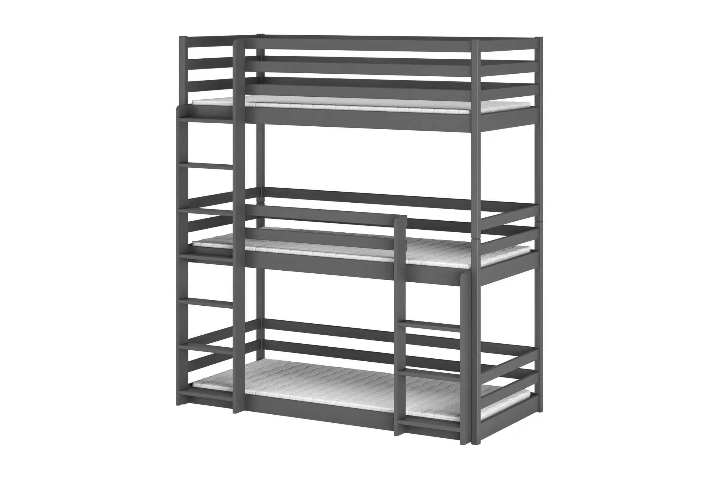 THOMAS 90x200 Grafiet Stapelbed Kinder Meubels