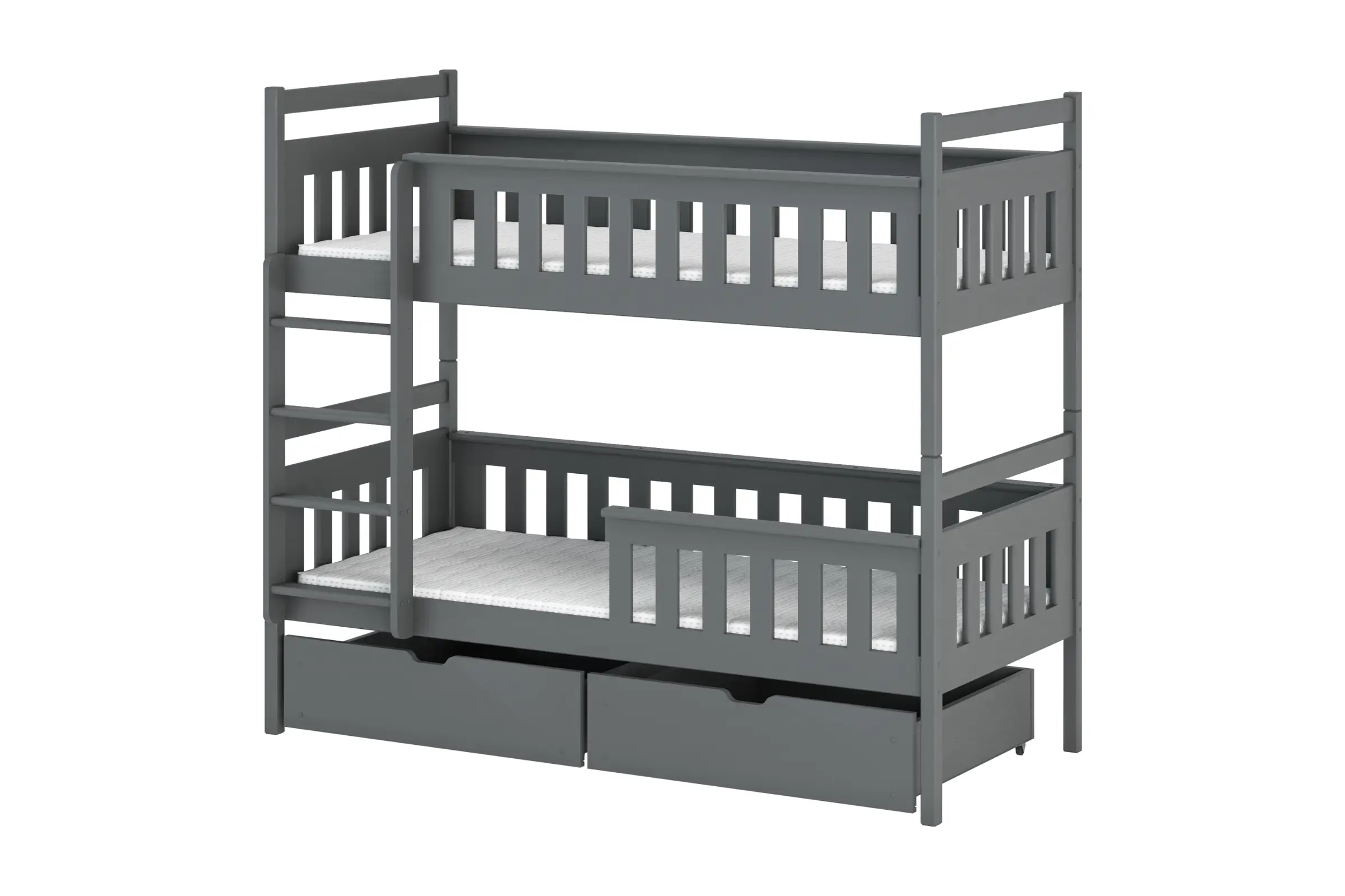 TIM 90x200 Grafiet Stapelbed Kinder Meubels