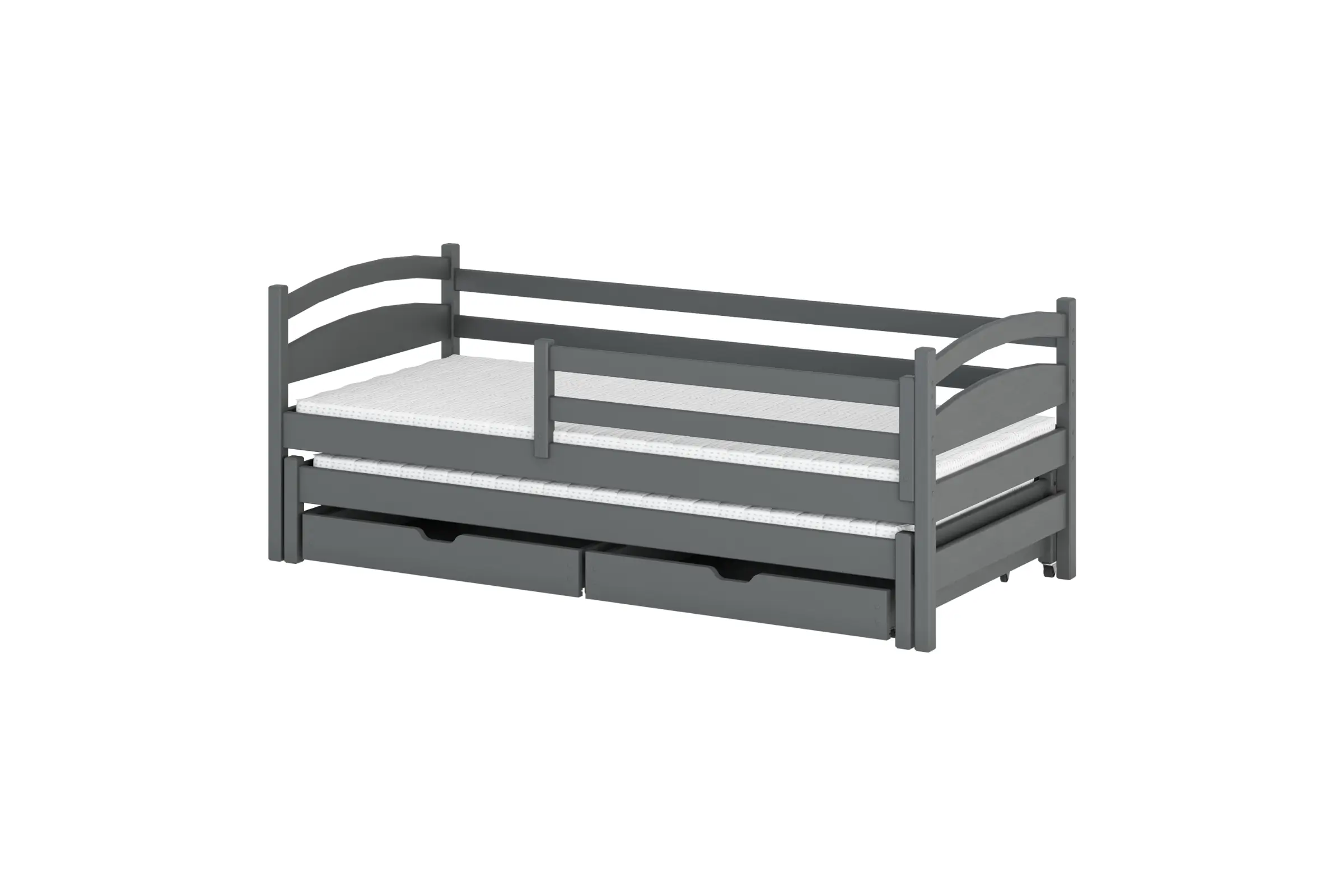 TINA 90x200 Grafiet Stapelbed Kinder Meubels