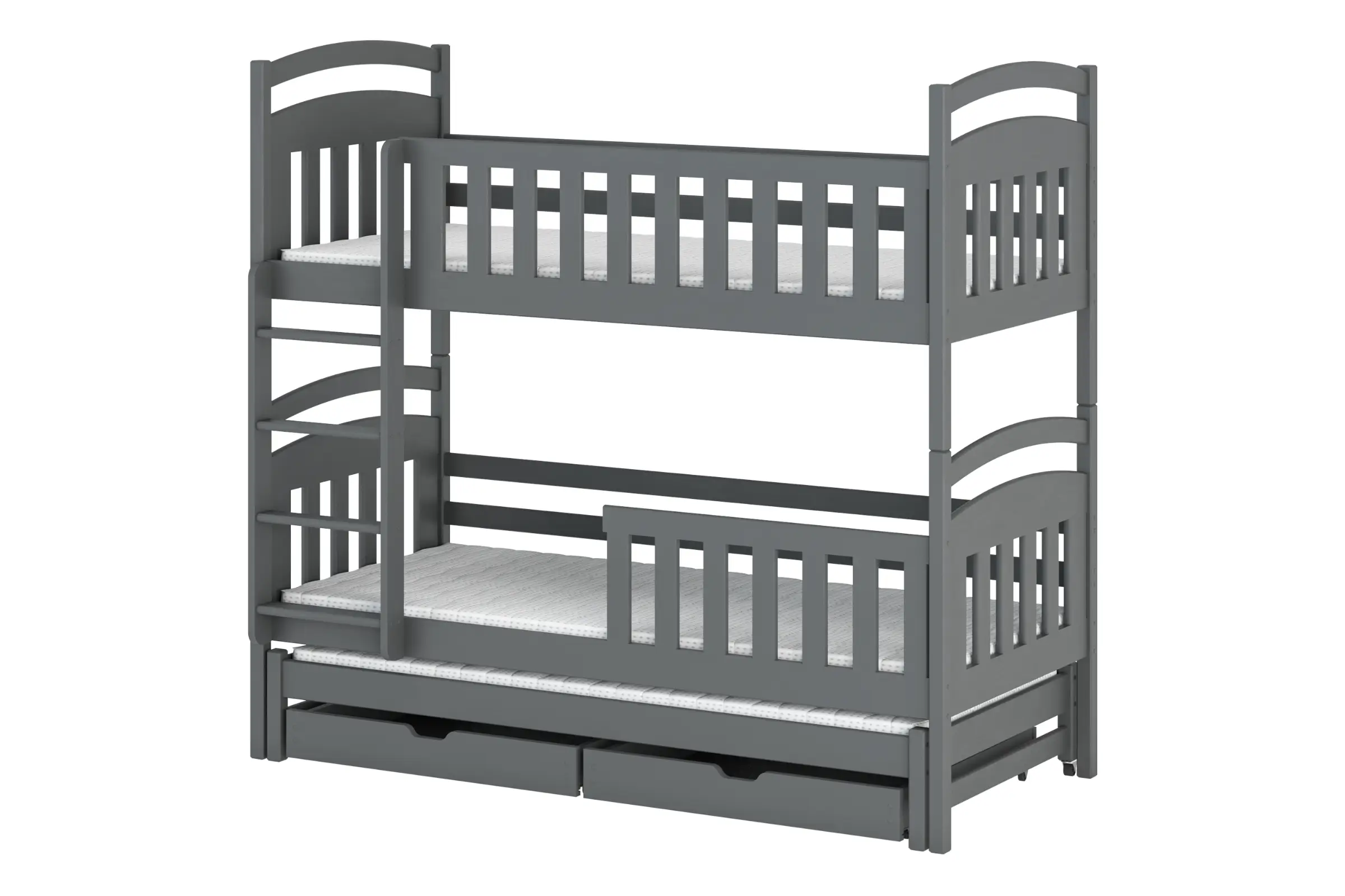 VIKI 90x200 Grafiet Stapelbed Kinder Meubels