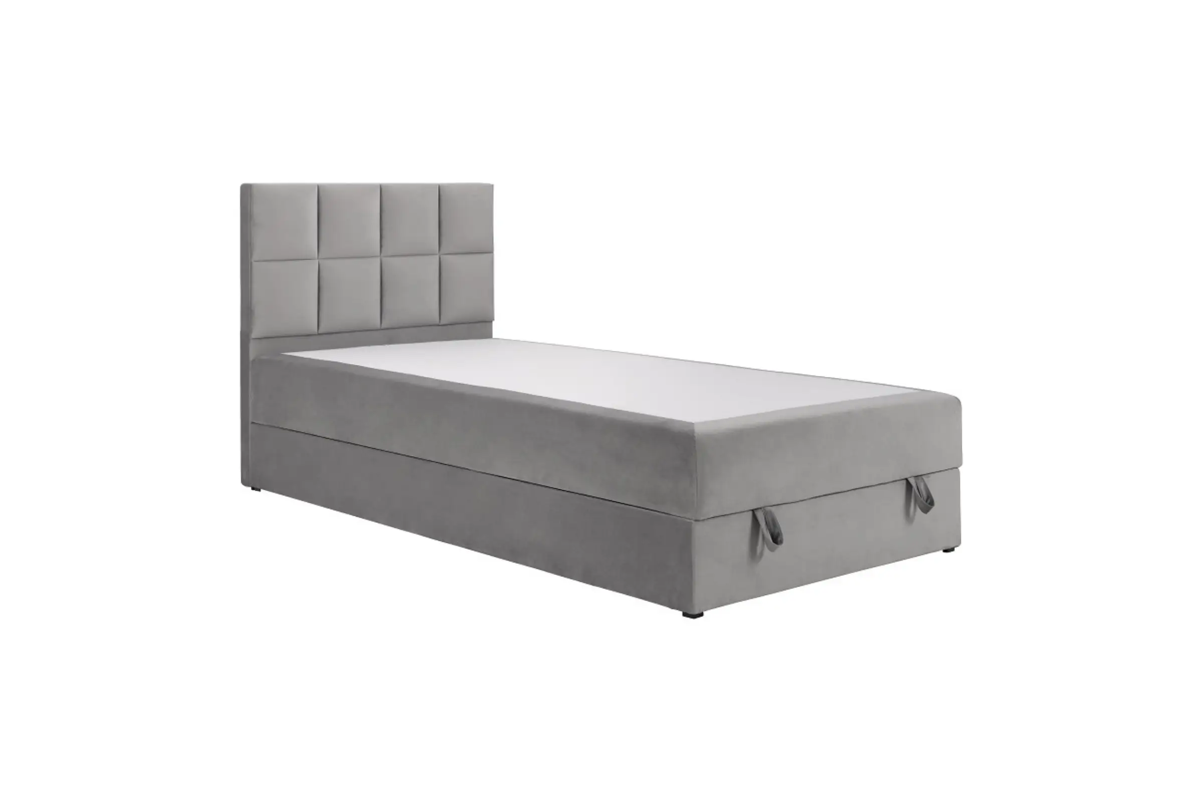 PETER 120x200 Riviera 91 Grijs Boxspringbed Eenpersoonsbed Jeugdbed Kinder Meubels
