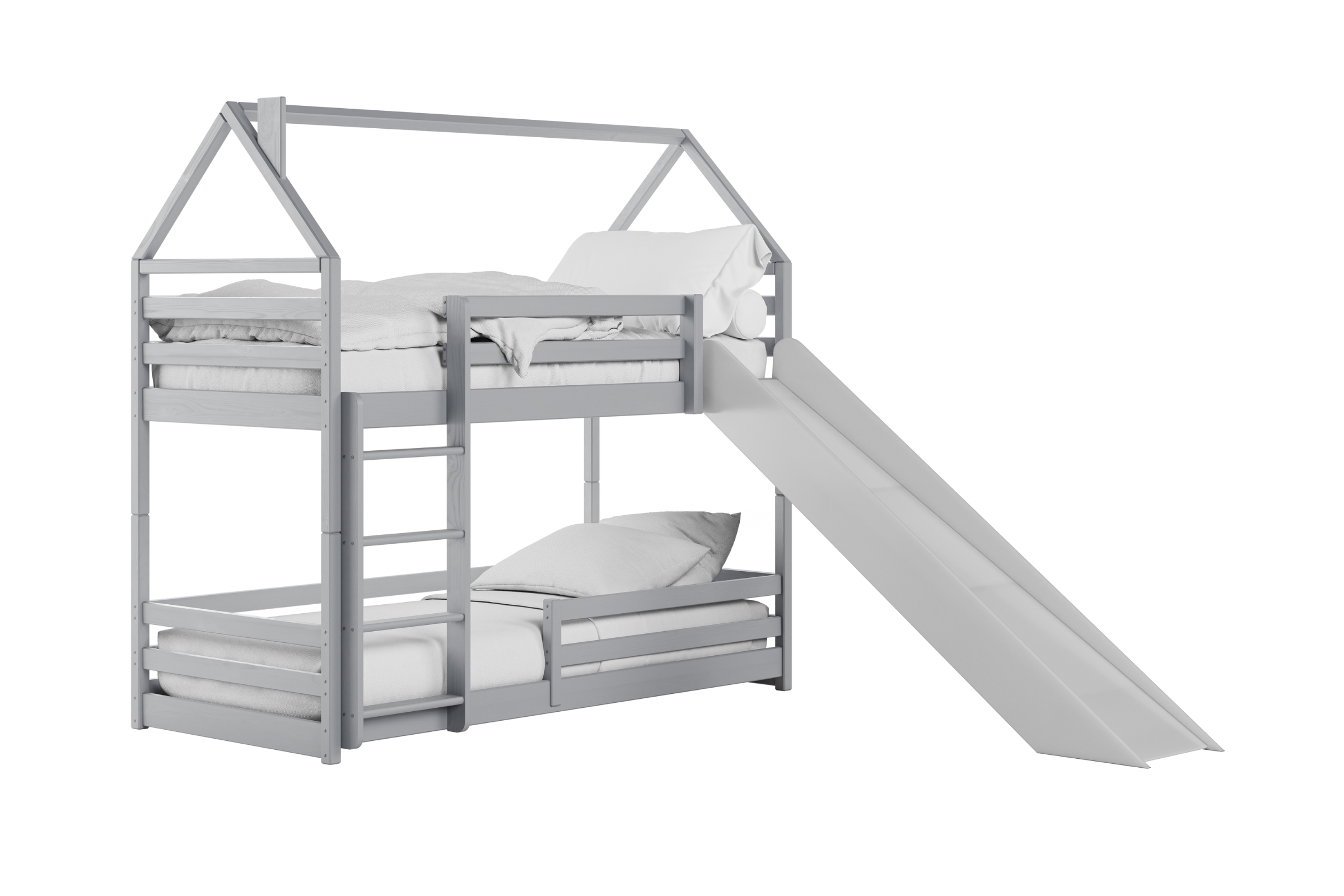 FUN 90x200 Asgrĳs Stapelbed met Glijbaan Kinder Meubels