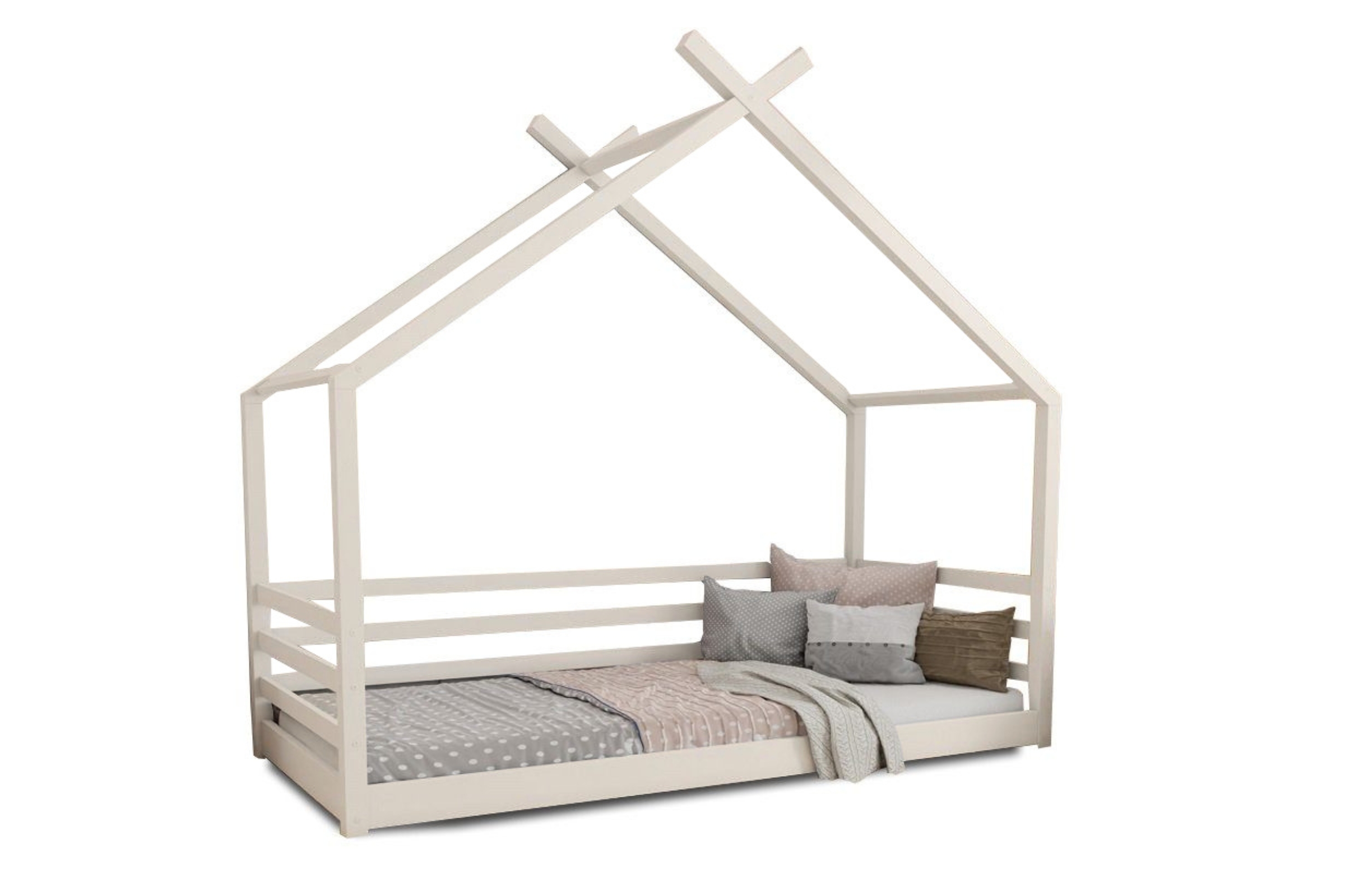 MOON 90x200 Cashmere Bodembed Huisbed Eenpersoonsbed Kinder Meubels