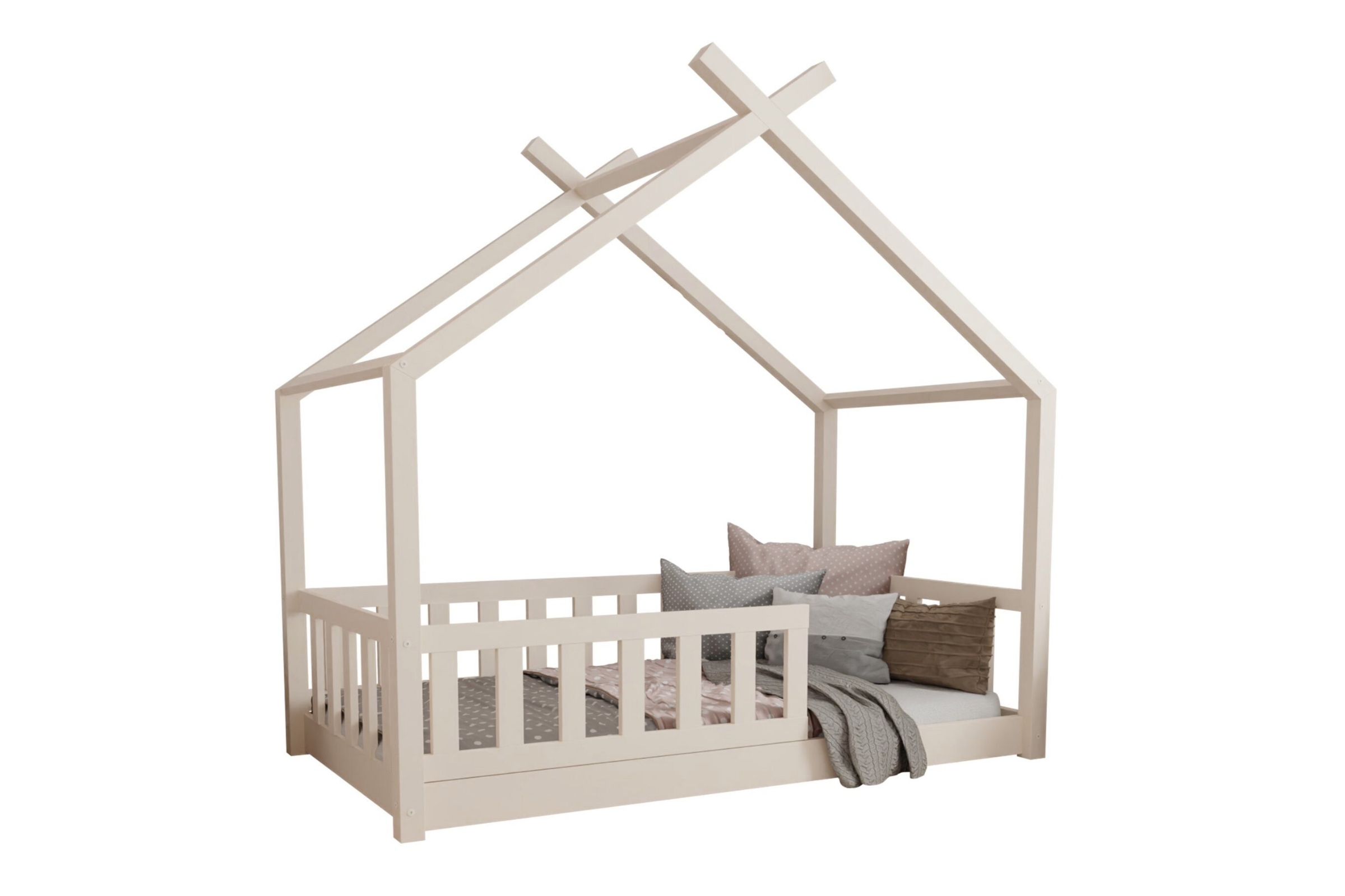 STAR PLUS 90x200 Cashmere Bodenbed Huisbed Eenpersoonsbed Kinder Meubels