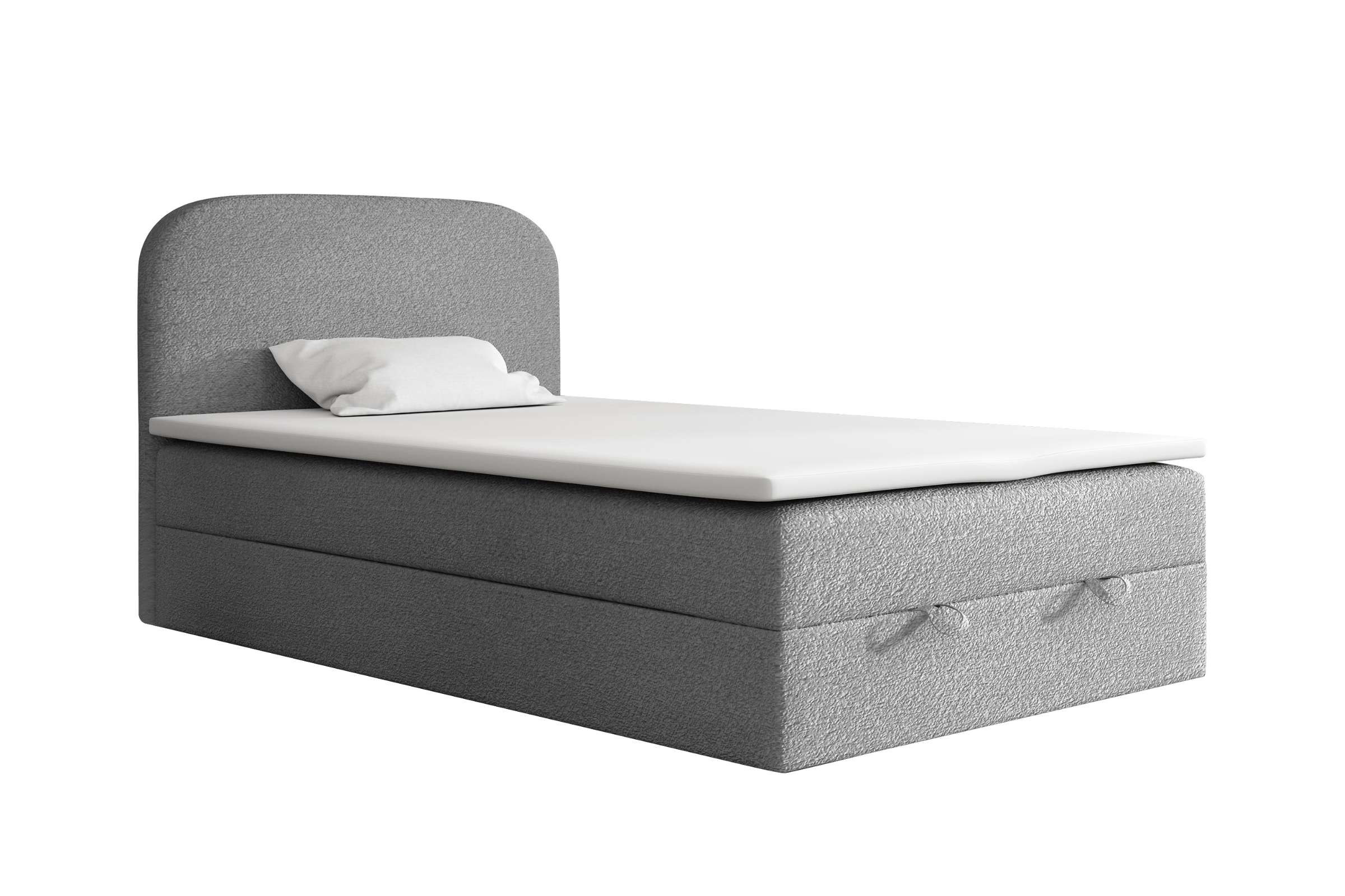 CLOUD 100x200 Abriamo 06 Grijs boxspringbed met opbergruimte Kinder Meubels 24