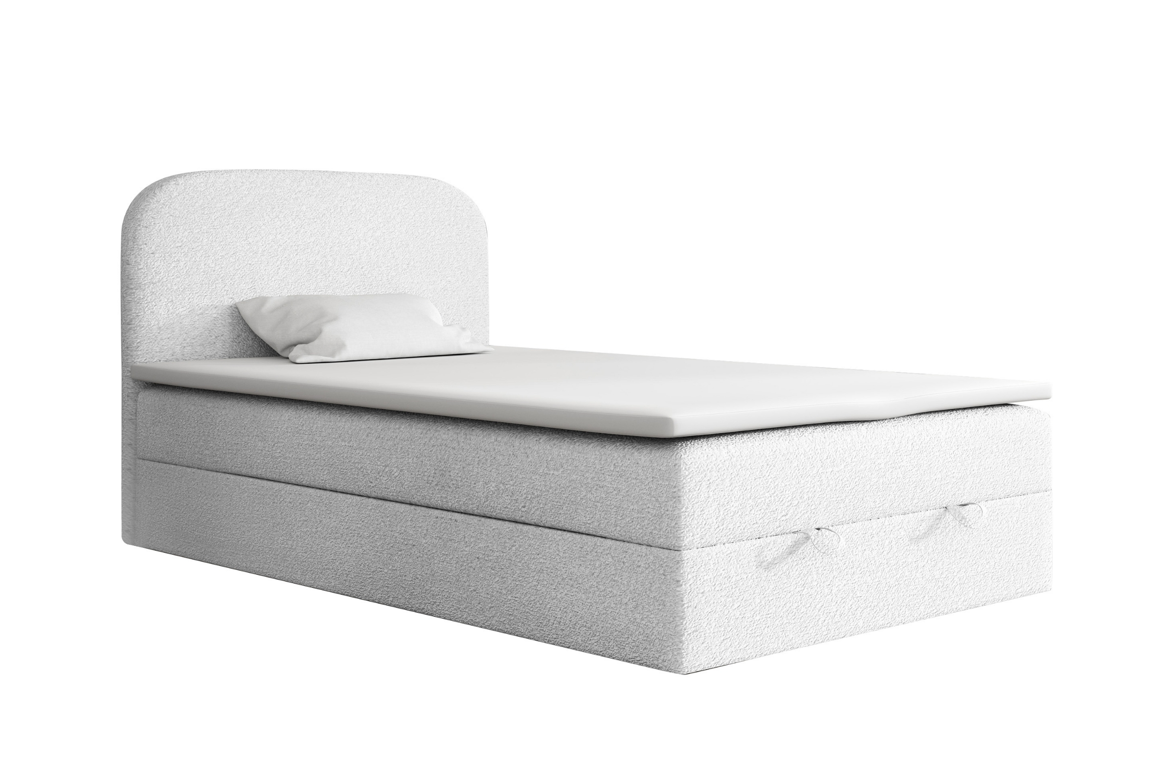 CLOUD 100x200 Abriamo 04 Wit boxspringbed met opbergruimte Kinder Meubels 24