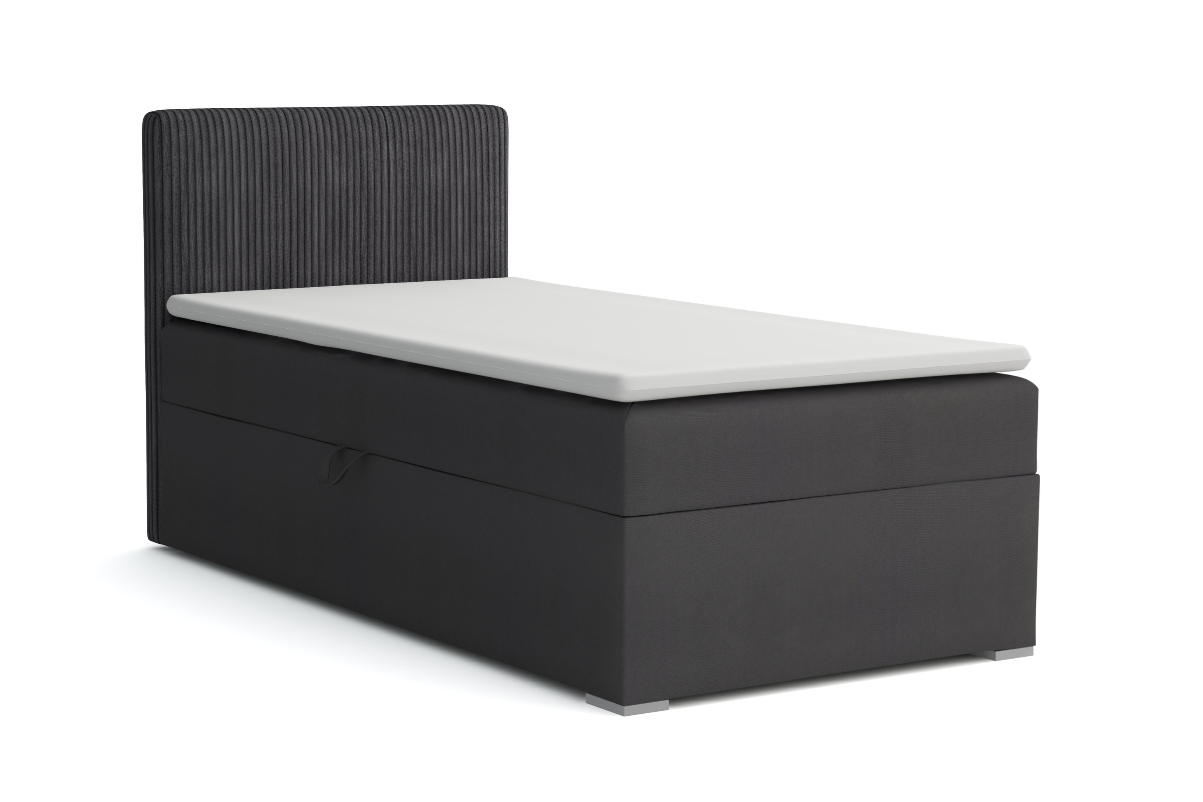 DON 100x200 Poso 34/Kronos 34 Antraciet boxspringbed met opbergruimte Kinder Meubels 24