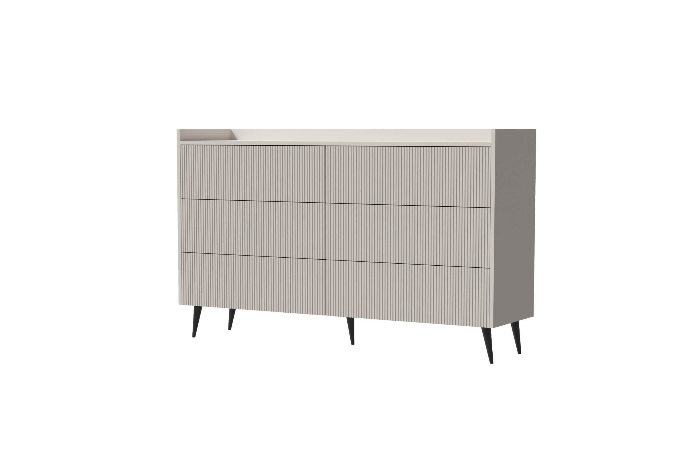 DALIA 03 dressoir commode 150 cm, met 6 ruime laden Kinder Meubels 24