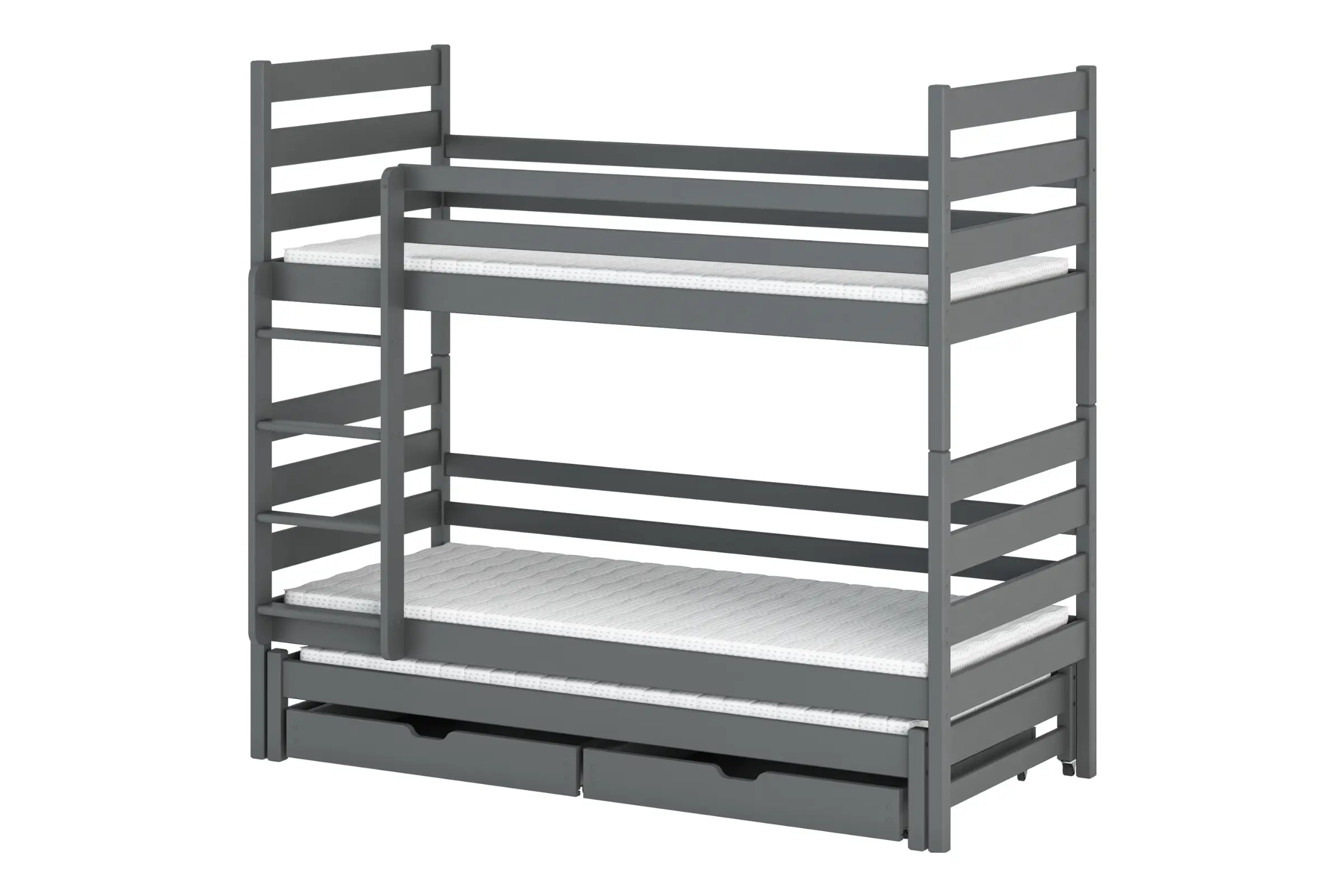 TOMI 90x200 Grafiet fabrieksnieuw Stapelbed Kinder Meubels 