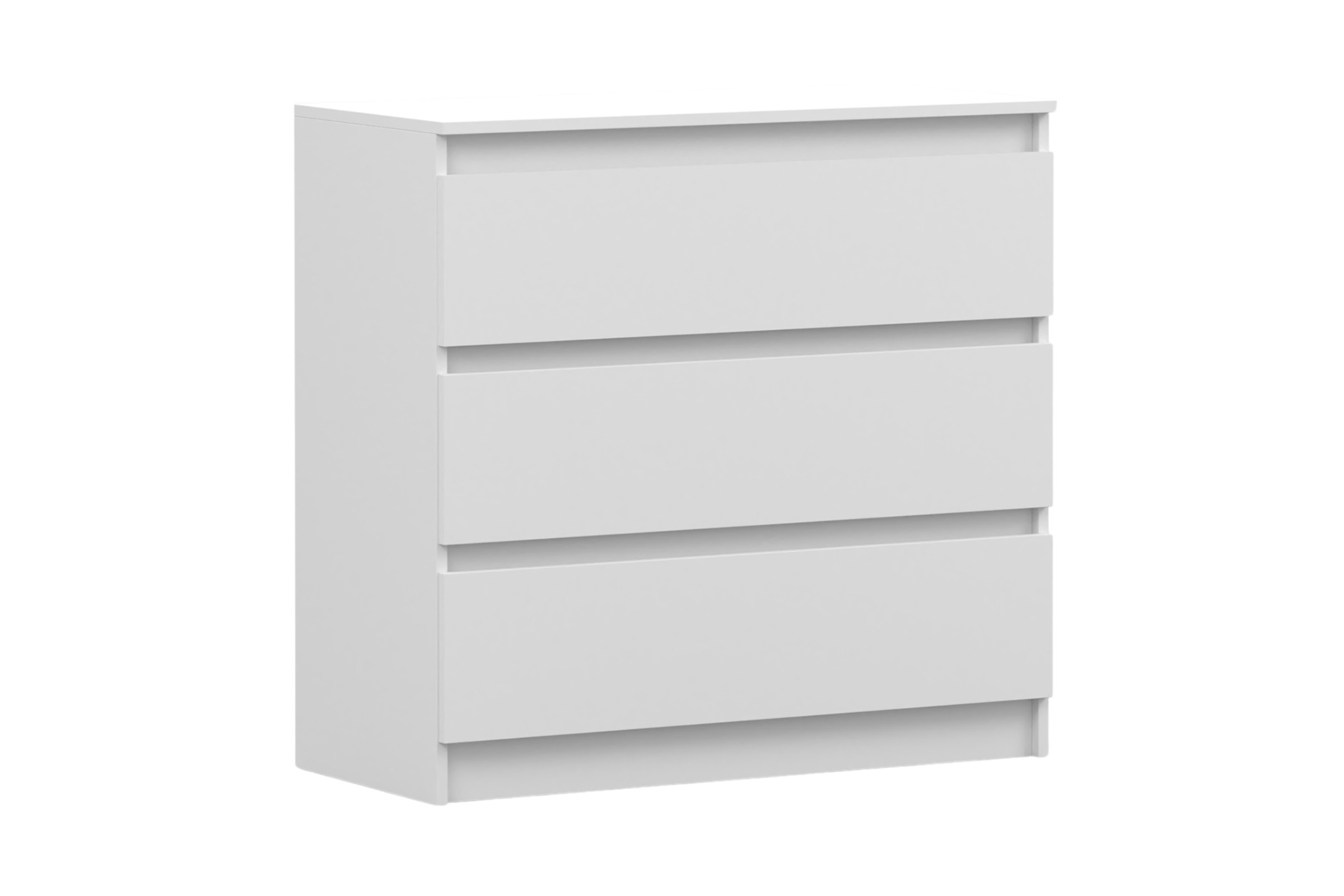 SIMO 03 commode in wit, 90 cm, 3 lades, SIMO-collectie Kinder Meubels 24
