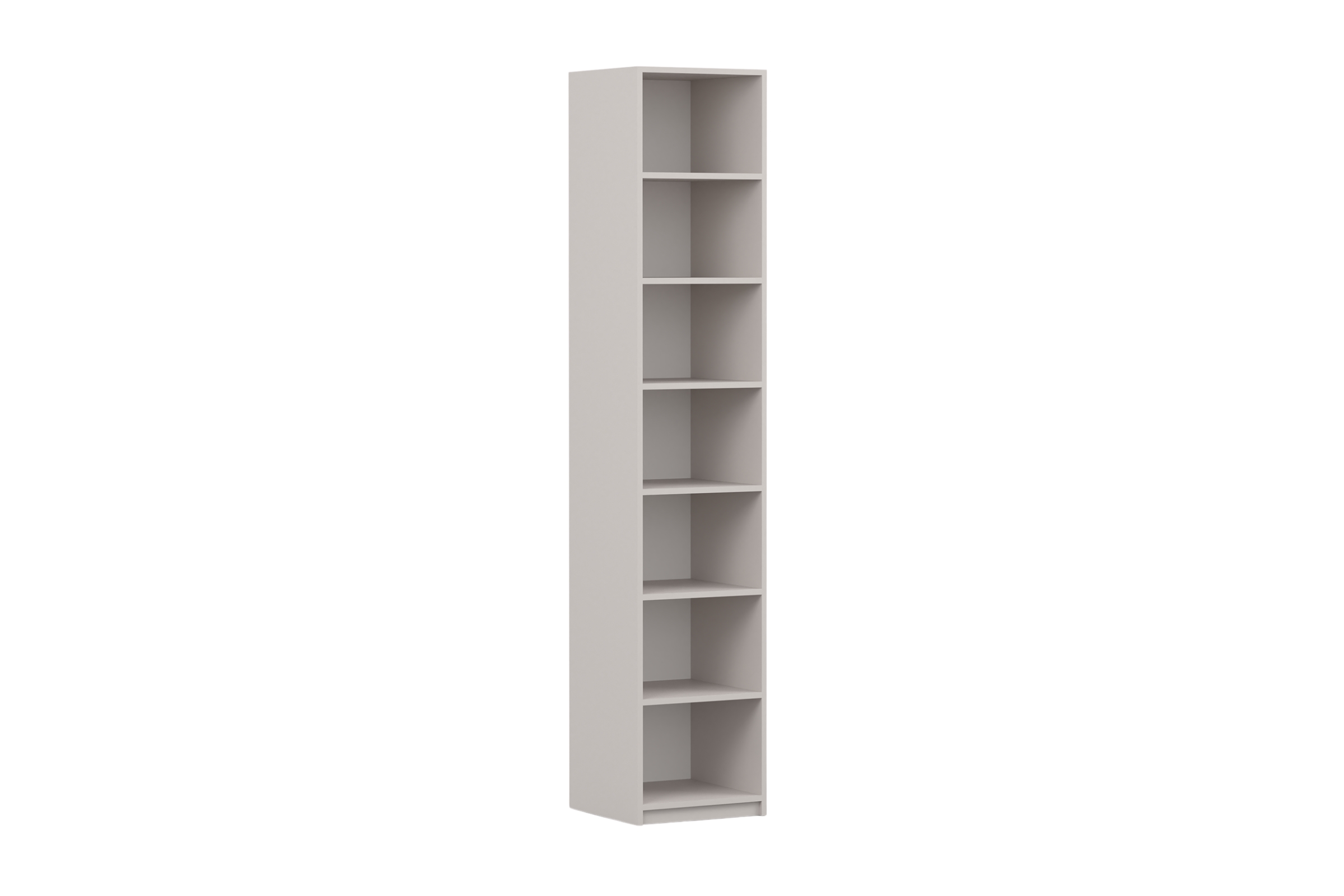 MANO staande kast in mat kasjmier, 40 cm breed, boekenkast Kinder Meubels 24