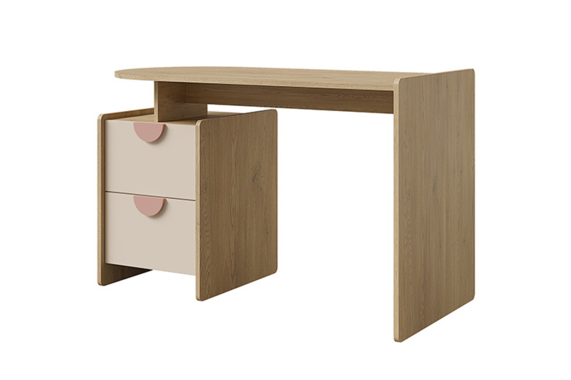 LEXO 12 kinderbureau, bureau voor de kinderkamer, computertafel met 2 lades Kinder Meubels 24