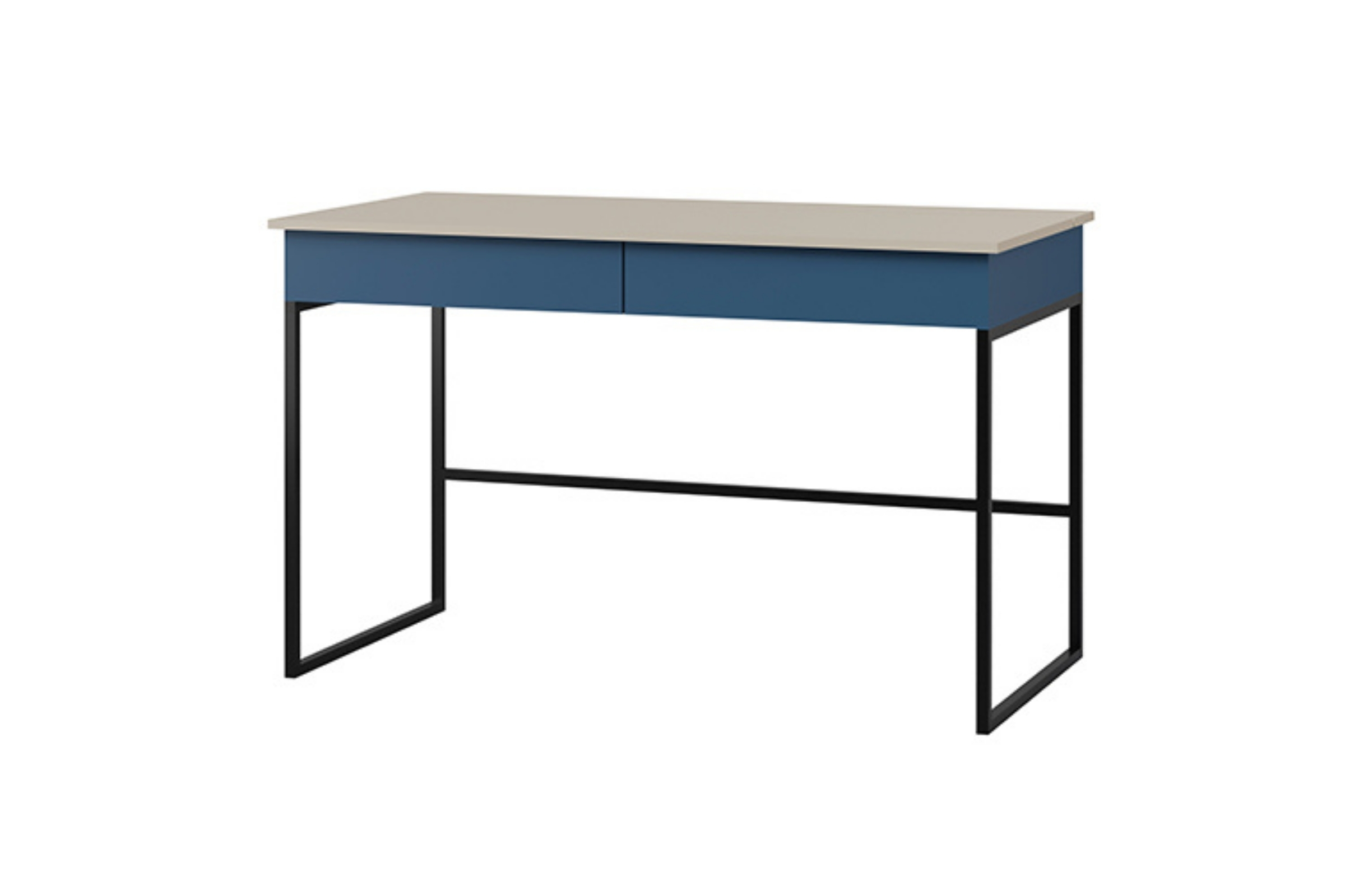 LIMA 10 bureau, 125 cm breed, met 2 lades, opbergvak Kinder Meubels 24