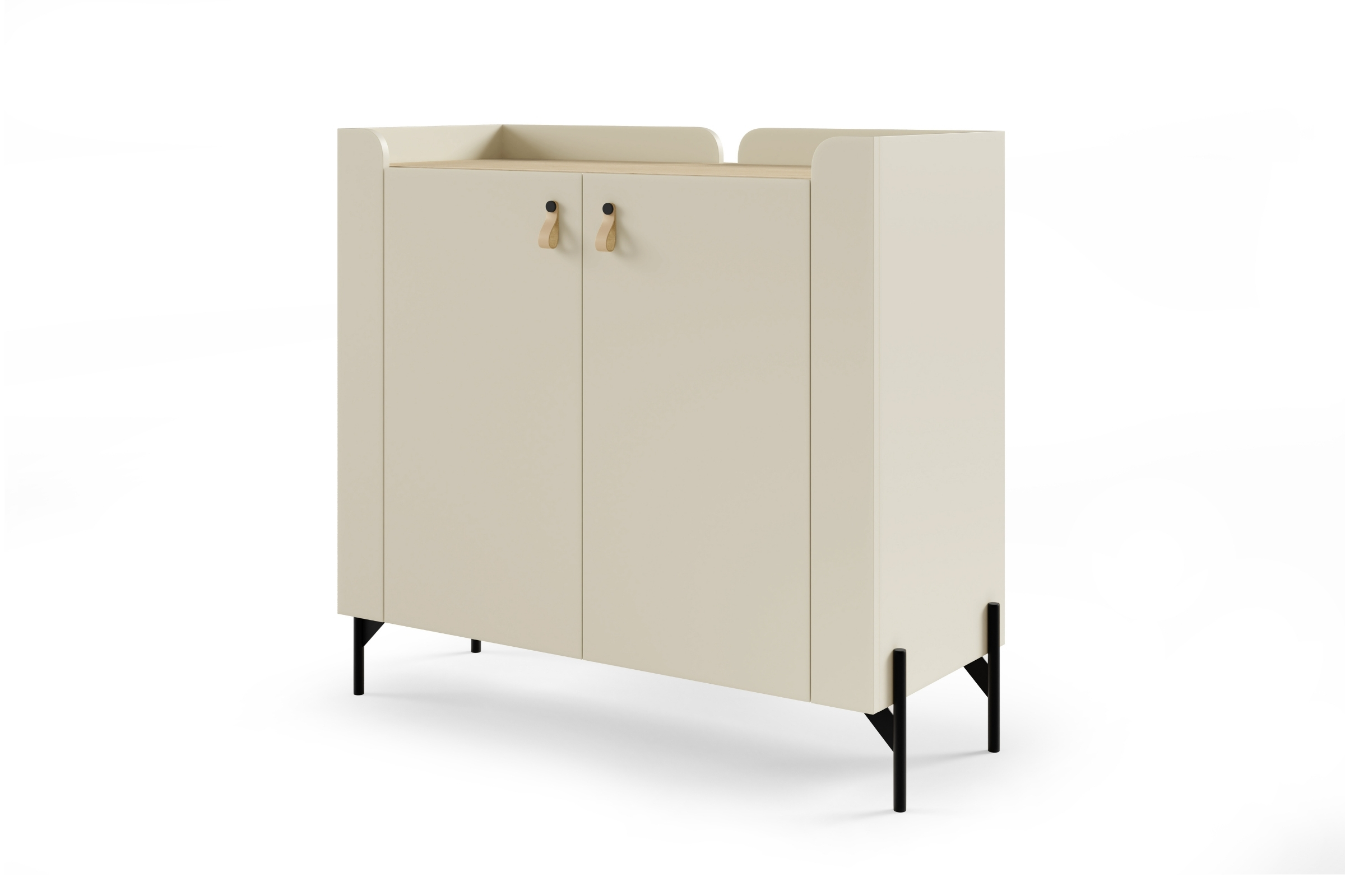 SOVI 07 commode 100 cm breed, dressoir met 2 kastvakken en legplanken Kinder Meubels 24