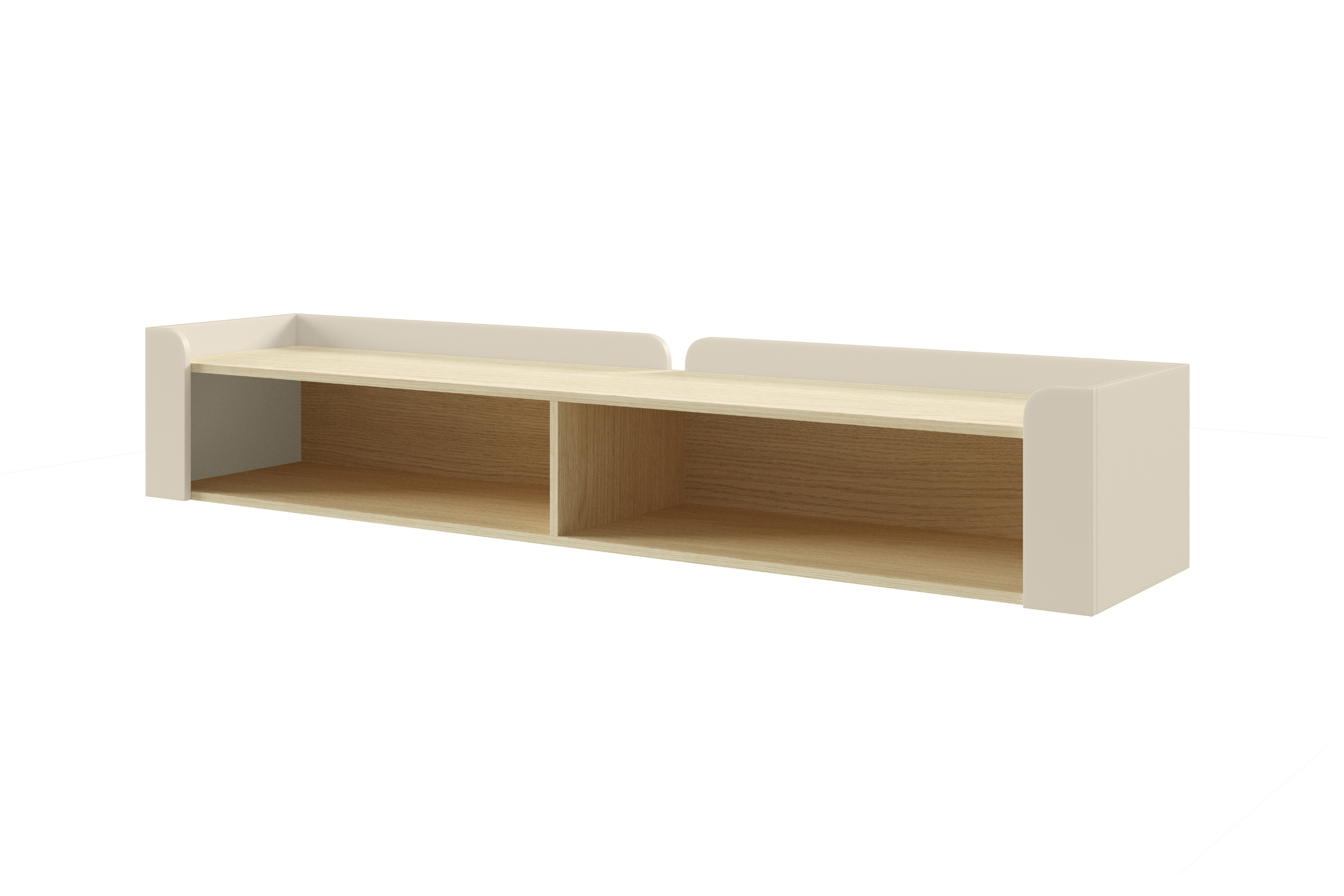 SOVI 11 hangrek, hangkast 180 cm breed, wandrek, Scandinavisch design Kinder Meubels 24