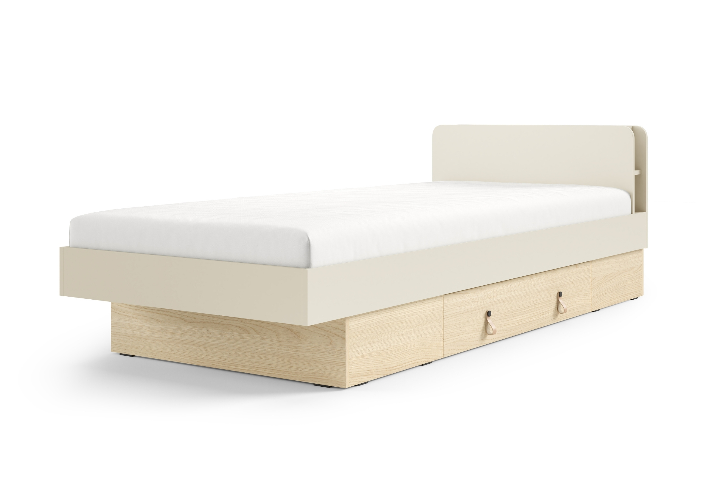 SOVI 18 eenpersoonsbed, tienerbed 90x200 cm, Scandinavisch design Kinder Meubels 24