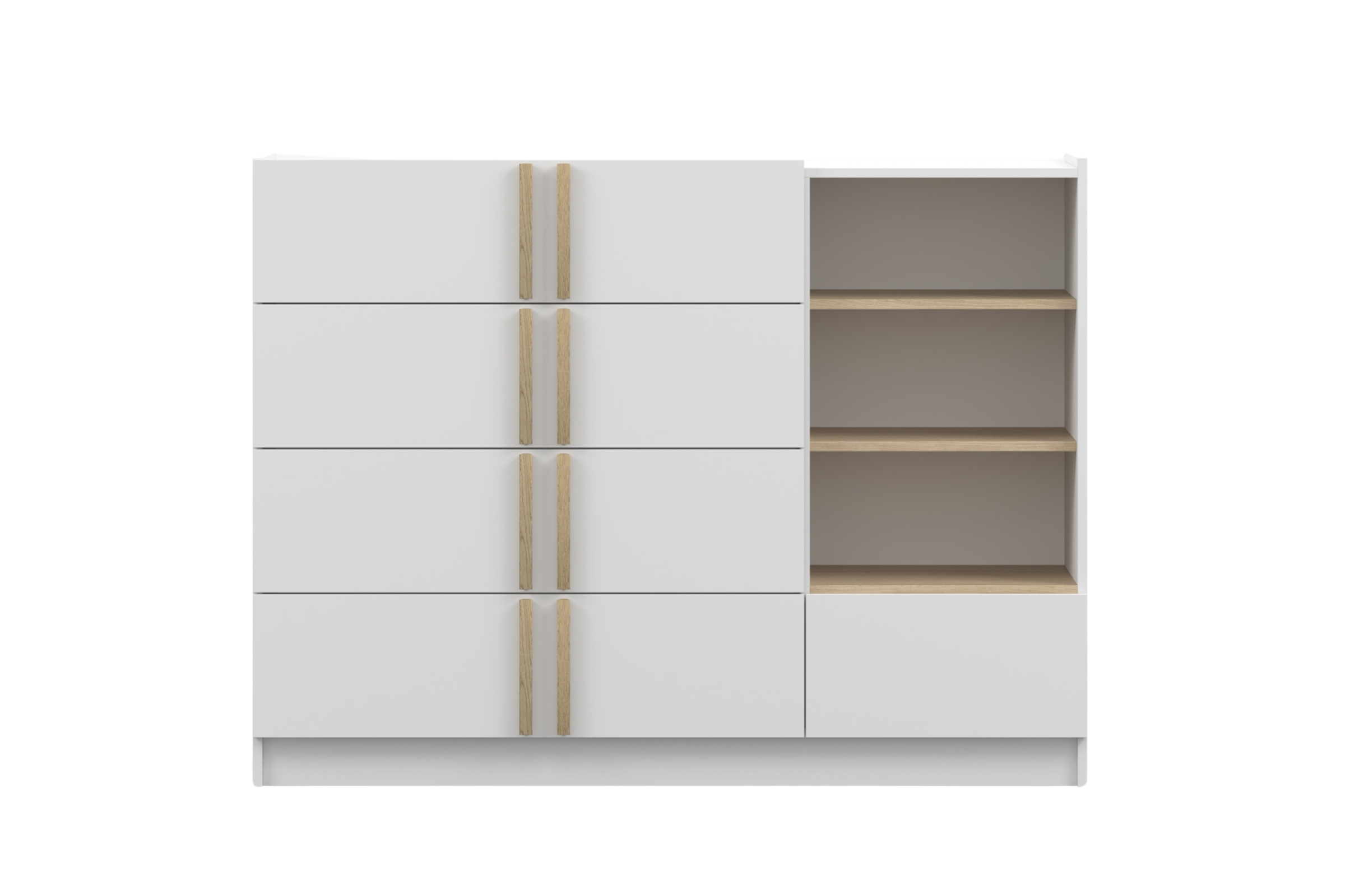 SAVI 5S commode 135 cm breed, 5 lades, SAVI-collectie Kinder Meubels 24