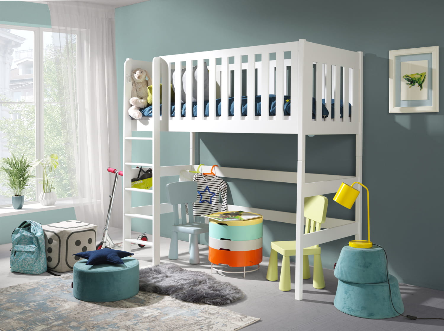 LAURA Kinderbed Hoogskaper Kinder Meubels 24